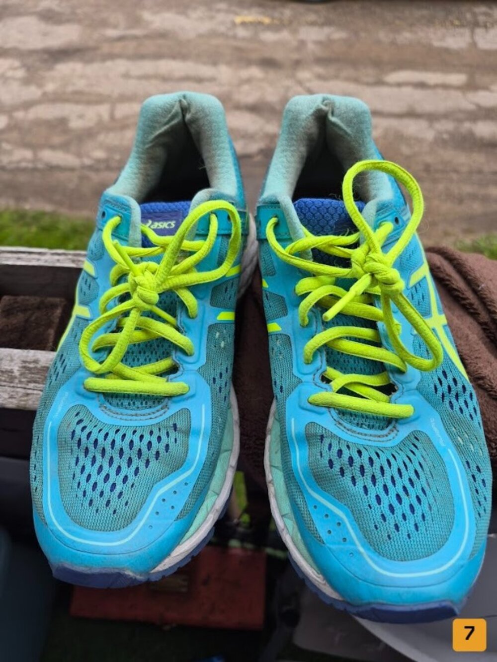 ASICS Running Shoe Size US 8.5 Blue